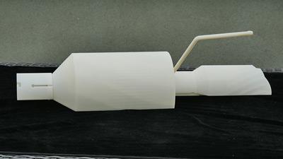 Внутренняя уникальная структура выхлопной трубы, оптимизированная с помощью технологии 3D-печати