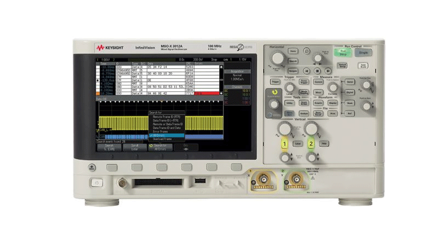 MSOX3012A Осциллограф смешанных сигналов: 100 МГц, 2 аналоговых и 16 цифровых каналов