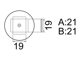 Сменный наконечник A1136B для FR-803B, 20х20