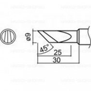 Сменный наконечник A1032 для HAKKO 456 (K)