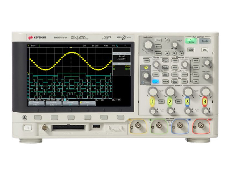MSOX2002A Осциллограф смешанных сигналов: 70 МГц, 2 аналоговых и 8 цифровых каналов