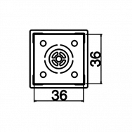 Сопло N51-24 BGA (35×35 мм)