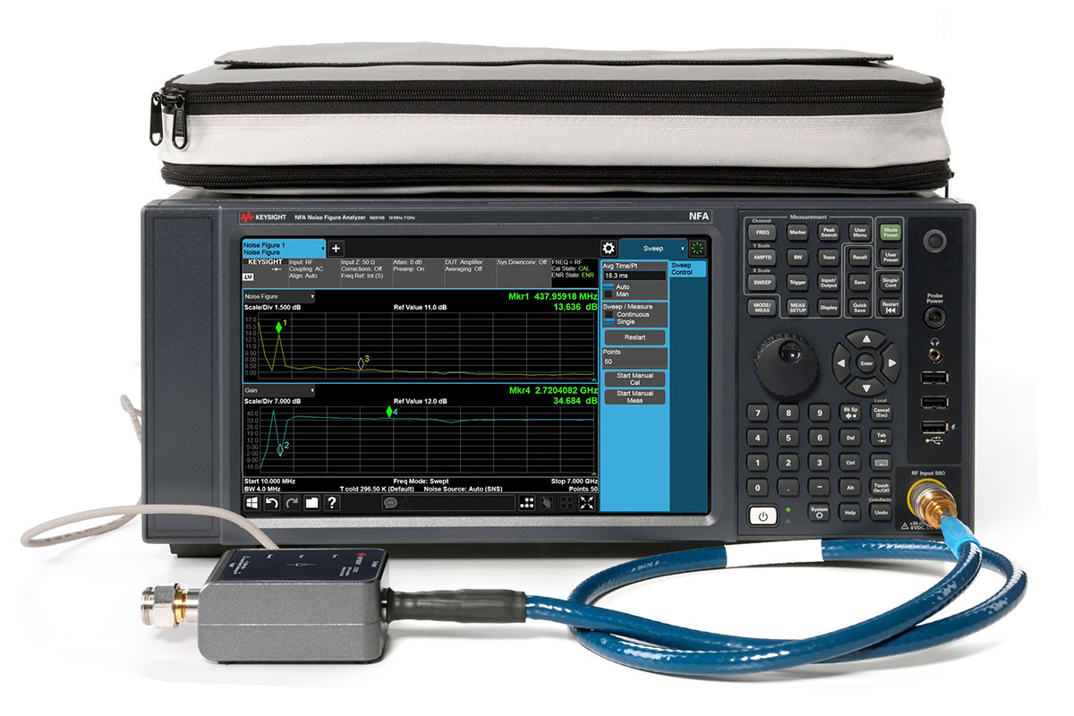 N8974B Анализатор коэффициента шума, с сенсорным мультитач-дисплеем