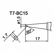 Наконечник T7-BC15 для FM-202