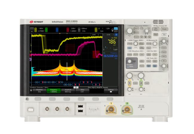 MSOX6002A Осциллограф смешанных сигналов: от 1 ГГц до 6 ГГц, 2 аналоговых и 16 цифровых каналов