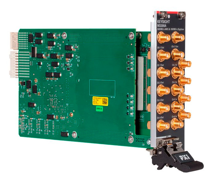 M3300A Комбинированный модуль генератора сигналов произвольной формы и дигитайзера в формате PXIe