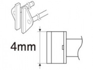 Сменный наконечник A1390 для термопинцета HAKKO 950 (C1311), 4L