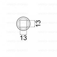 Наконечник BGA, A1471, 12х12 мм