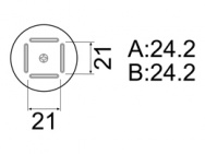 Сменный наконечник A1182B для FR-803B, 24х24