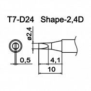 Наконечник T7-D24 для FM-202