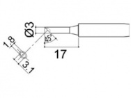 Наконечник 900M-T-3CM