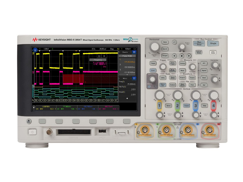 MSOX3054T Осциллограф смешанных сигналов: 500 МГц, 4 аналоговых и 16 цифровых каналов