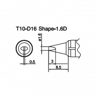 Наконечник T10-D16