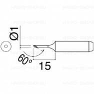 Наконечник N452-T-1C для паяльников DASH