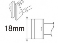 Сменный наконечник A1383 для термопинцета HAKKO 950 (C1311), 18L