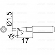 Наконечник N452-T-C для паяльников DASH