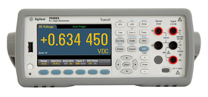 34460A Цифровой мультиметр серии Truevolt, 6½ разрядов, базовые возможности