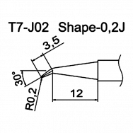 Наконечник T7-J02 для FM-202