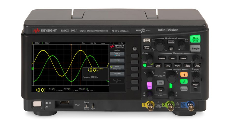 Keysight Technologies представляет высокопроизводительный осциллограф низкого ценового диапазона