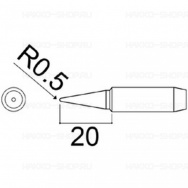 Наконечник N454-T-B для паяльников DASH