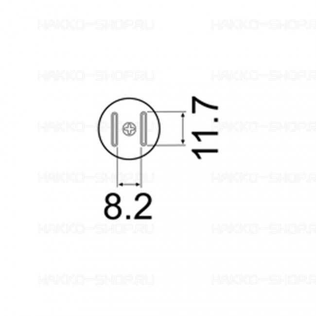 Сменный наконечник A1258B для FR-803B, 7,6х12,7