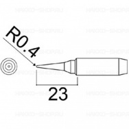 Наконечник N454-T-I для паяльников DASH