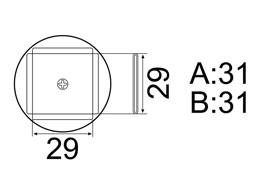 Сменный наконечник A1138B для FR-803B, 30х30