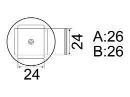 Сменный наконечник A1137B для FR-803B, 25х25