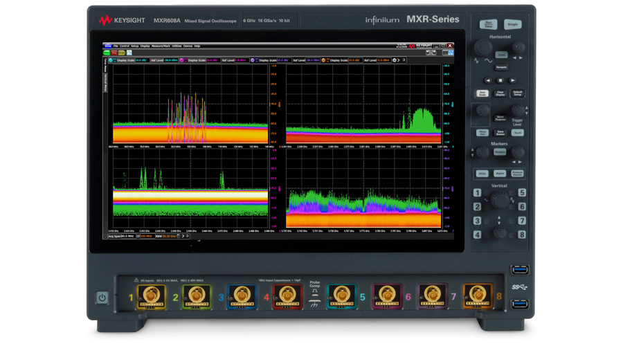 Keysight Technologies представляет осциллографы смешанных сигналов серии Infiniium MXR