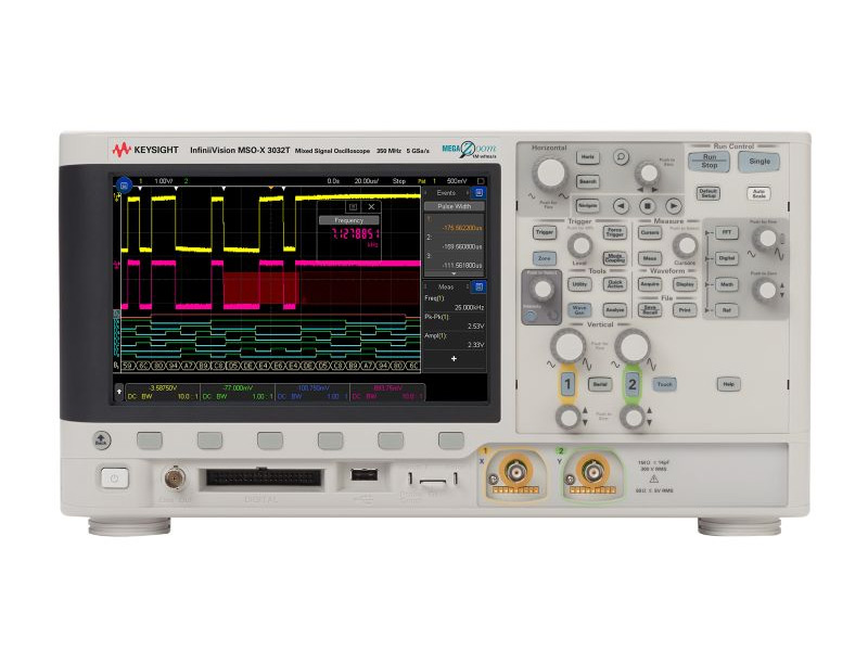 MSOX3032T Осциллограф смешанных сигналов: 350 МГц, 2 аналоговых и 16 цифровых каналов