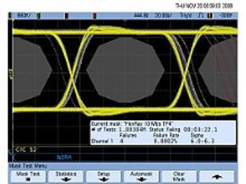 N5455A Опция тестирования на соответствие маске для осциллографов серий InfiniiVision 6000 и 7000B