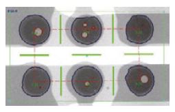Автоматический расчет коэффициента пустот