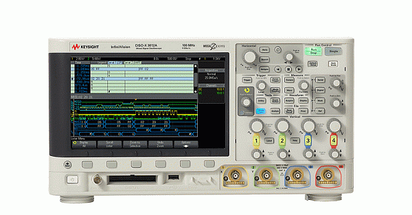 DSOX3012A Осциллограф: 100 МГц, 2 аналоговых канала