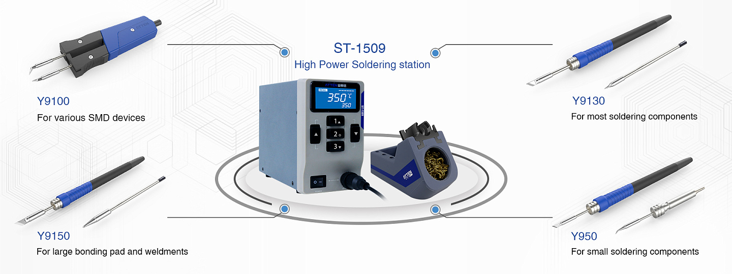 Цифровая паяльная станция ST-1509 