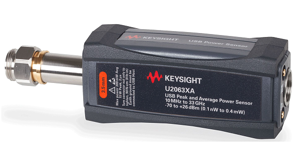 U2063XA USB-измеритель пиковой и средней мощности, 10 МГц - 33 ГГц