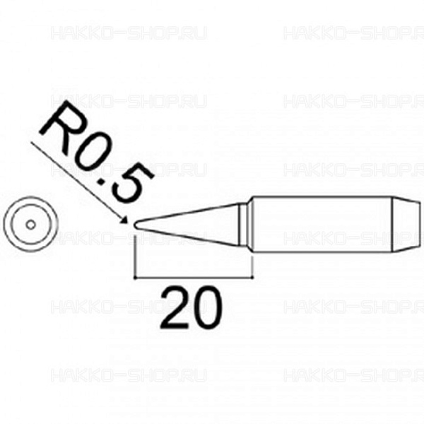 Наконечник N454-T-B для паяльников DASH