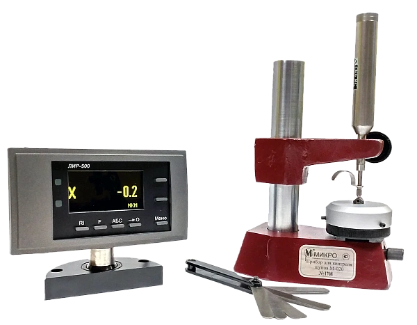 Приборы для контроля щупов и образцов толщины
