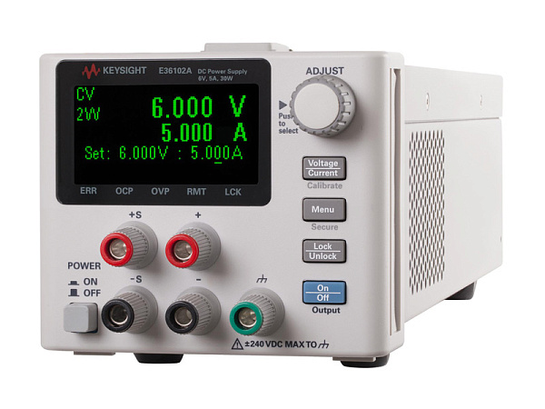 E36102A Источник питания постоянного тока, 30 Вт, 6 В, 5 А