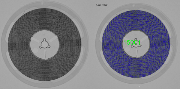 Автономный автоматический рентгеновский счетчик компонентов XC1000