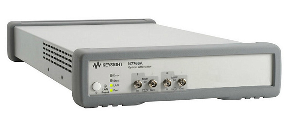 Двухканальный многомодовый оптический аттенюатор N7766A